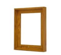 VAREIHNAZ Canvas Floater Frame for 11"x14" Canvas Paintings,Canvas Frame,Canvas Floater Frame,Canvas Floating Frame for Art Print, 0.6"~0.9" Deep Floating Frame for Home Decor(Walnut Brown)