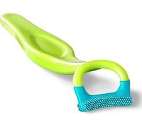 VARELON OLYMPIA GapShield Teeth Gap Toothbrush for Missing Teeth and Teeth Next to Dentures or Large Gaps, Green and Blue