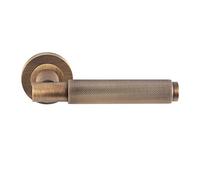 Varese KNURLED Lever ON Concealed FIX Round Rose
