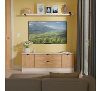 Varese Matt Kashmir Tv Stand With 2 Drawers, (H)49.5Cm X (W)144.2Cm X (D)40Cm