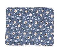 VARFBDAX Pet Sleeping Mat, Soft Cotton Dog Bed Pad with Super Absorbent 3 - Layer Design, Anti - Slip Bottom for Dogs and Cats, Warm Comfortable Pet Mat for Spring Autumn Indoor (Dog)