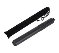 VARFBDAX Pool Cue Extension with Bumper, Adjustable Telescopic Billiard Cue Extender, Aluminum Pool Cue Stick Extension from 240mm to 340mm for Improved Balance and Reach