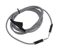 VARFBDAX Replacement Braided Headset Extension Cable for Astro A10 A40 A40TR, Gaming Headphone Extension Cord with Volume Control, 3.5mm Gold Plated Plug, 6.6ft Oxygen Free Copper Wire for