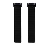 VARFBDAX Watch Strap Replacement, Silicone Watch Band with Strong Double - Sided Adsorption, Skin - Friendly Soft Lightweight Band for Smartwatch Fits Wrist 6.3 (Black)