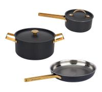 Vargen & Thor - Arvet.2 Saucepan Set 3 Pieces - Black
