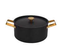 Vargen & Thor Arvet hammered black casserole with lid Mio. 4 L