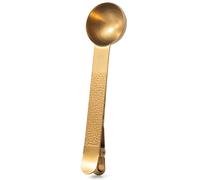 Vargen & Thor - Frost Coffee Spoon With Clip, Brass - Brass