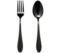 Vargen & Thor - Frost Dessert Cutlery / Starter Cutlery 8 Pieces, Black - Black