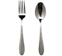 Vargen & Thor - Frost Dessert Cutlery / Starter Cutlery 8 Pieces, Chrome - Chrome