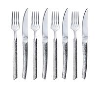 Vargen & Thor - Lava Cutlery Set 8 Pieces, Silver - Silver