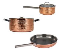 Vargen & Thor - Mjølner.2 Pot Set 3 Pieces - Copper