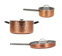 Vargen & Thor - Mjölner 1 Pot Set, 3 Pieces - Copper