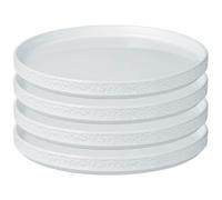 Vargen & Thor - Servisen C Plate 25 cm 4-pack, White - White