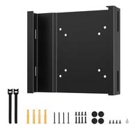 Varghesyla Mount For Lenovo ThinkCentre Tiny Mini PC Wall VESA And Under Desk Mount For Lenovo ThinkCentre M60q M70q M75q M80q M90q Tiny Desktops Mini PC Wall Mount Bracket With Screws And Straps