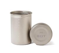 Vargo Titanium BOT Bottle Pot - 1 Liter (34 oz.) Ultralight Water Bottle Cooking Pot Weighs 147 grams (5.2 oz.) | Backpacking Camping Multipurpose Cooking Pot | Model T-427