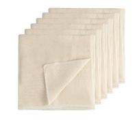 VARHHUXHA 6 Pcs Cheese Cloths for Straining, Muslin Cloths for Cooking, Washable Unbleached Cotton Cheesecloth for Straining Cloth for Filtering Juice Cheese Butter Tea Coffee(40 x 40 cm)