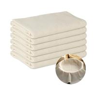 VARHHUXHA 6 Pcs Cheese Cloths for Straining, Muslin Cloths for Cooking, Washable Unbleached Cotton Cheesecloth for Straining Cloth for Filtering Juice Cheese Butter Tea Coffee(50 x 50 cm)