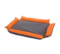 Variable dog bed, orange - L: 110 x 80 cm (L x W)
