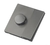 Variable Fan Speed Controller for Ceiling Fans, 220V 50Hz 300W Max Load, Stepless Speed Regulation with Rotating Knob, Compatible with(Gray)