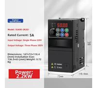 Variable for frequency Drive 2.2KW 380V Output for Motors Variable | Supports 8+16 segments, RS485 communication, precise vector control for industrial automation
