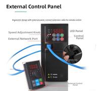 Variable for frequency Drive 2.2KW Overload Protection Variable | Over-current, over-voltage, short-circuit, overload, overheat, ground fault protection ensured