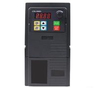 Variable Frequency Drive 1.5kw Three Phase 380v Input Output Vfd Controller With Built-in Plc And Pid For Fan Pump Motor Regulation Compact Industrial Automation Unit Black Color
