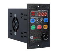 Variable Frequency Drive, 220V VFD Frequency Converter 1 Phase Input 3 Phase Output Variable Frequency Driver Inverter for Motor Speed Regulation (Size : 750W)