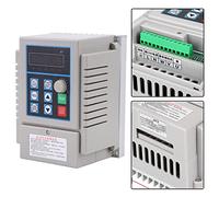 Variable Frequency Drive AC, Vfd Speed Controller Single Phase to 3 Phase Converter AT2-0450X 2.5A for Single Phase 0.45kW AC Motor 16.5x11.5x10cm