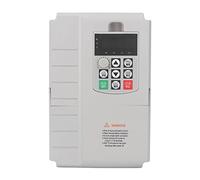 Variable Frequency Drive Universal VFD Single to 3 Phase to 380V Governor 4KW 6HP AC 20A Motor Speed Controller for Fans Pumps Air Compressors ABS Plastic Shell 25x18x16.5cm
