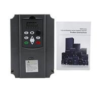 Variable Frequency Inverter, 11KW Single Phase to 3 Phase Converter Boost VFD Motor Speed Controller for Industrial Motor without 3 Phase Power Supply