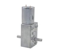variable reduction Worm Gear 12v Motor JGY370 Mini Motors Gear Small Electric Gate High Torque 12v Motor Self-locking motor double output shaft geared electric (Color : 6v, Size : 6rpm)