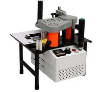 Variable Speed Edge Banding Machine 3-6m/min - 1200W Portable Hot Melt Glue Pot 1000ml for Wood & PVC Trimming