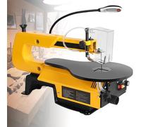 Variable Speed Electric Fret Saw, 16 Inch Scroll Saw with 45° Adjustable Table for Precision Woodworking and Multi-Function Projects