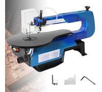 Variable Speed Scroll Saw, 16-Inch with Dust Port, 550-1650 SPM Stepless Speed Control, for Pattern Cutting & PVC Plastic Pipes