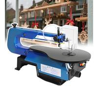 Variable Speed Scroll Saw, 180W Motor, 0-45° Adjustable Table, Essential Woodworking Equipment for Workshops, Safe Operation with Shield, Ideal for Precision Cutting