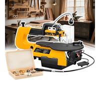 Variable Speed Scroll Saw for Woodworking, Multifunctional Tool for Craftsmen and Hobbyists, Ideal for Precision Cutting and Detailed Projects