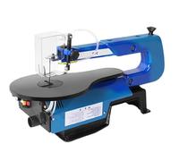 Variable Speed Scroll Saw with 45° Tiltable Metal Work Table for Bevel Cuts, Stepless Speed Control 550-1650 SPM, Electric Fret Saw for Hobbyists