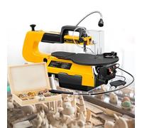 Variable Speed Scroll Saw with Flex Shaft and Foot Pedal, 16-Inch Adjustable Cutting Thickness 50mm, 550-1650 RPM for Handcrafters