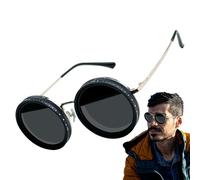 Variable Tint Sunglasses - Polarized Round Lenses With 9 Gear Adjustment | Multi-Sport Shades For Men Sunglases,women's Accessories Beach Motorcycle - Frames Construction, Outdoor