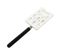 Variable Touch N Go Toll Card Holder for Uk Motorway Tolls - Flexible 20-65 Cm Plastic with Card Lock Compatible with Touch N Go Fastag Access Cards -(WHITE)