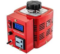 Variable Transformer 0-300V 2A 1kVA AC Power Regulator Manual Adjustable Voltage Converter for Electronics Testing Motor Speed Control Laboratory Use