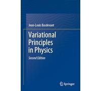 Variational Principles in Physics