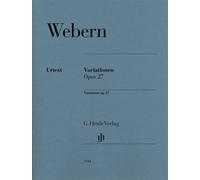 Variationen Op. 27 Anton Webern Book [Softcover] Piano G. Henle Verlag