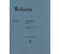 Variationen op. 27 piano Webern G. Henle Verlag Paperback