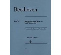 Variations For Piano & Violoncello Urtext Ludwig van Beethoven Book [Softcover]