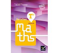Hatier – Variations Maths Tle – Edition 2020 – Student book