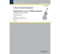 Variations on a Rococo Theme op. 33 Pyotr Ilyich Tchaikovsky Piano Reduction Cel