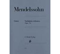 Variations Sérieuses Op. 54 Felix Mendelssohn Bartholdy Book [Softcover] Piano G