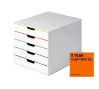 DURABLE Desk Drawer Unit VARICOLOR Mix 5 ABS Multicolour 28 x 35.6 x 29.2 cm