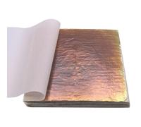 Variegated Copper Foils Gold Leaf Sheets for Arts Craft Paper Nail Decorations CeramicsHome Gilding 50pcs Bronze Leaves 14X14cm